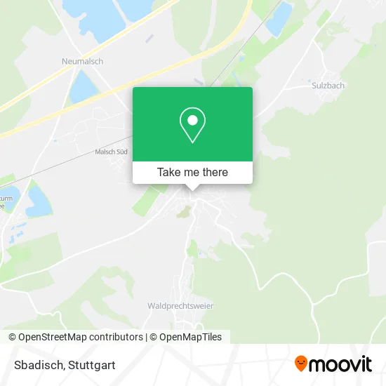 Карта Sbadisch