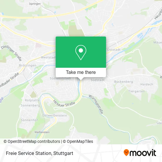 Карта Freie Service Station