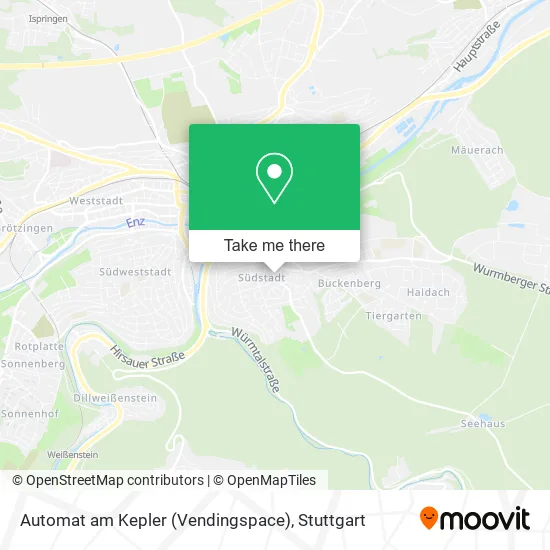 Карта Automat am Kepler (Vendingspace)
