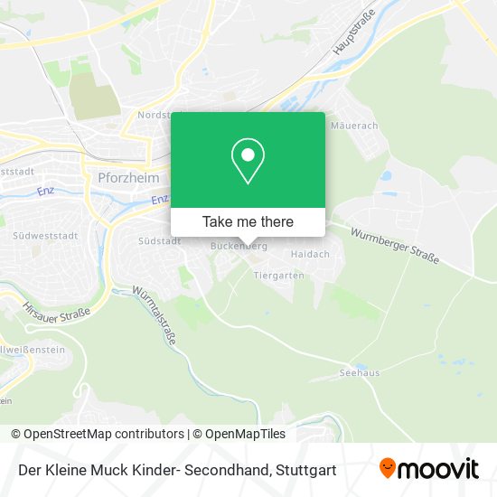 Der Kleine Muck Kinder- Secondhand map