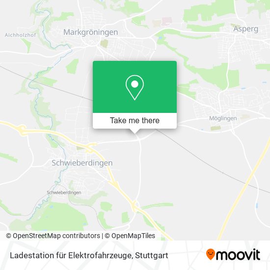 Ladestation für Elektrofahrzeuge map