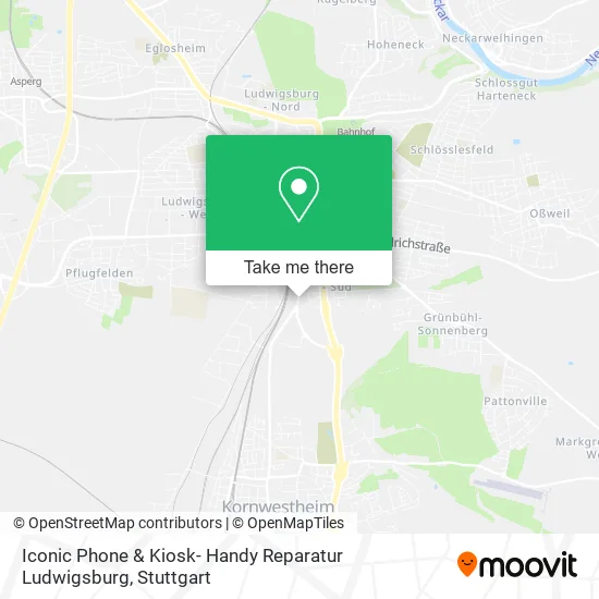 Карта Iconic Phone & Kiosk- Handy Reparatur Ludwigsburg