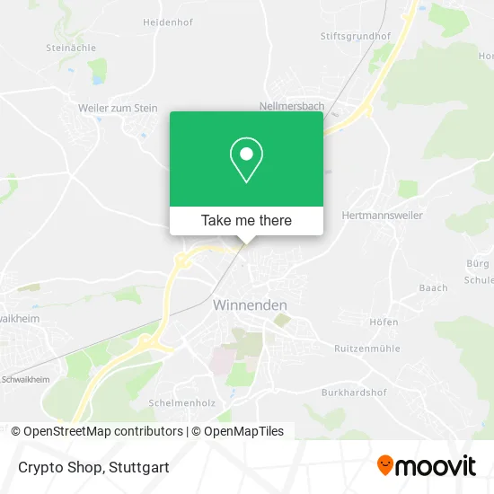 Crypto Shop map