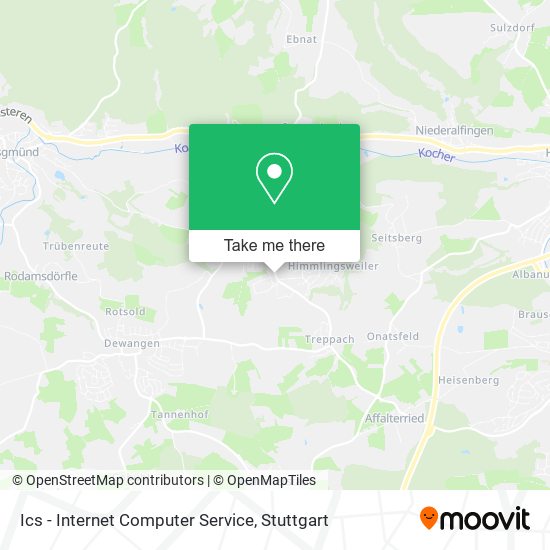 Ics - Internet Computer Service map