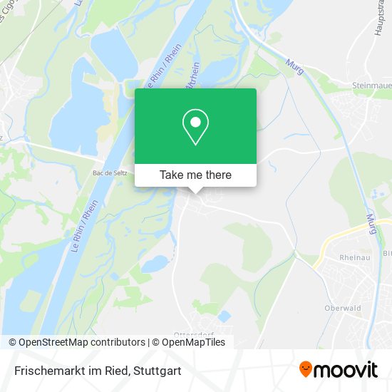 Frischemarkt im Ried map