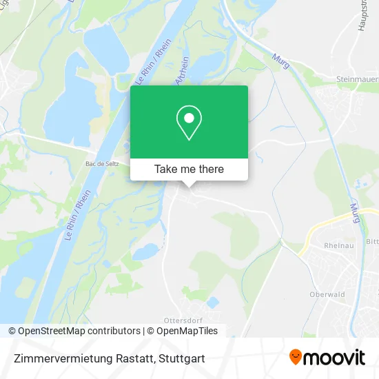 Карта Zimmervermietung Rastatt