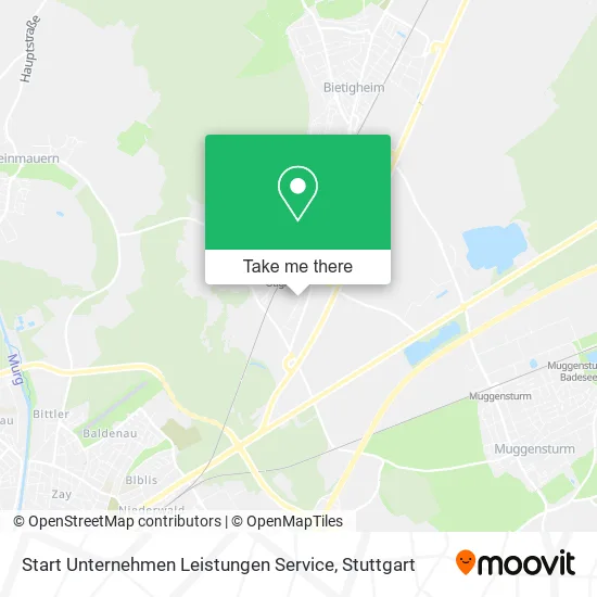 Карта Start Unternehmen Leistungen Service