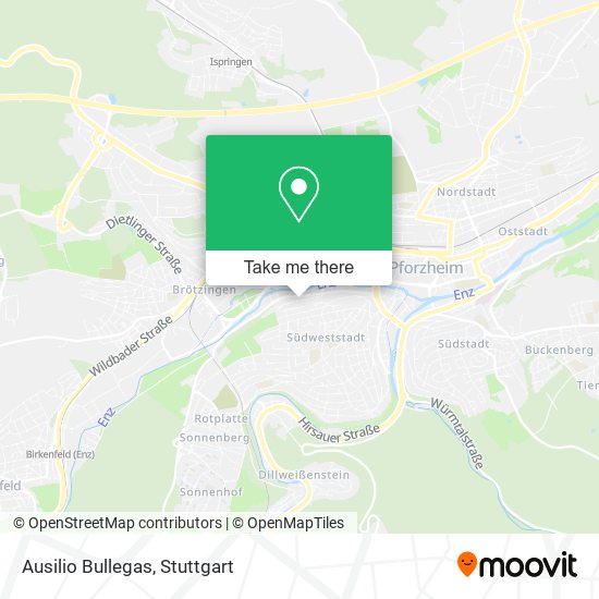 Карта Ausilio Bullegas