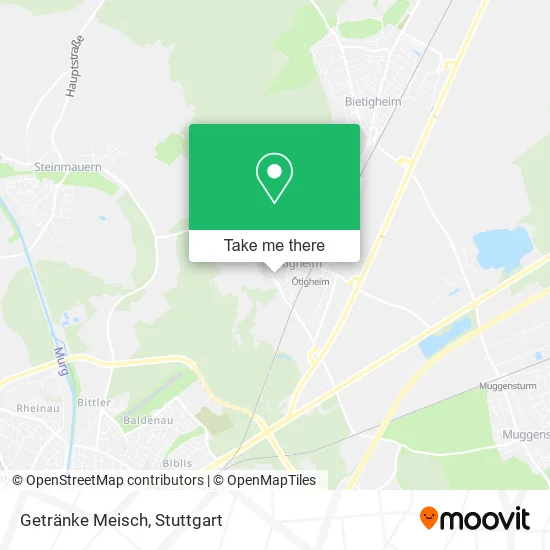 Карта Getränke Meisch