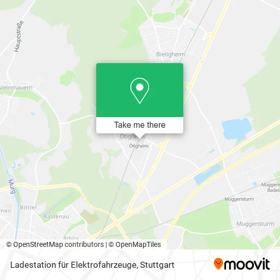 Карта Ladestation für Elektrofahrzeuge