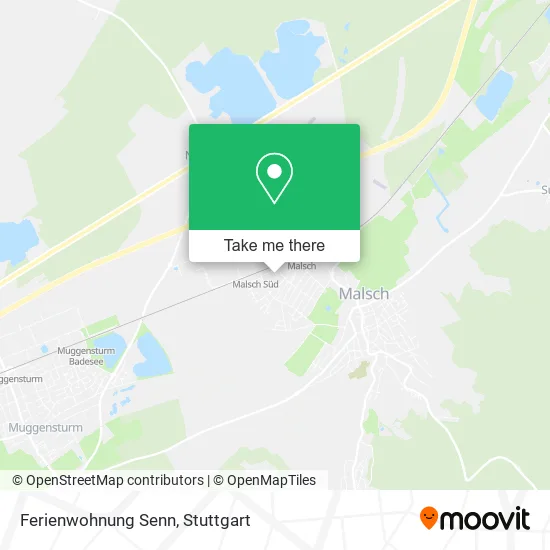 Карта Ferienwohnung Senn