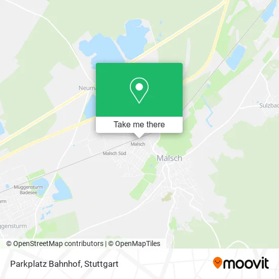 Карта Parkplatz Bahnhof