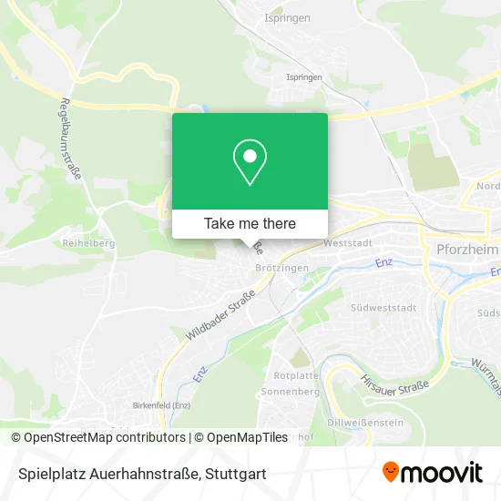 Карта Spielplatz Auerhahnstraße