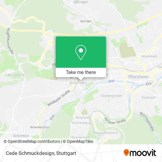 Карта Cede Schmuckdesign