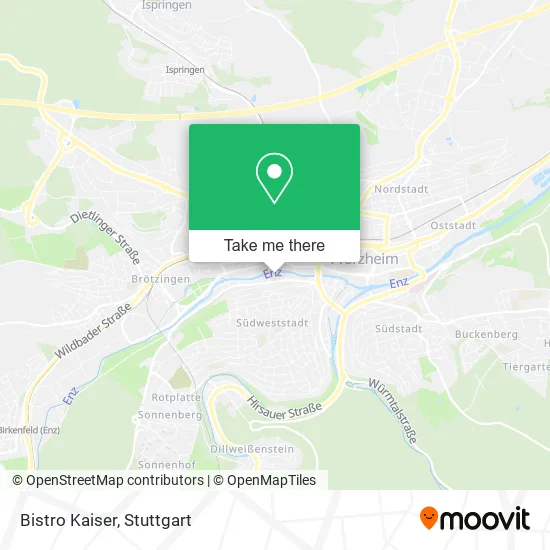 Карта Bistro Kaiser