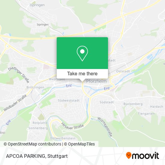 Карта APCOA PARKING