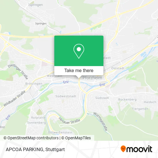 Карта APCOA PARKING