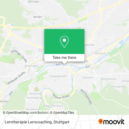 Карта Lerntherapie Lerncoaching