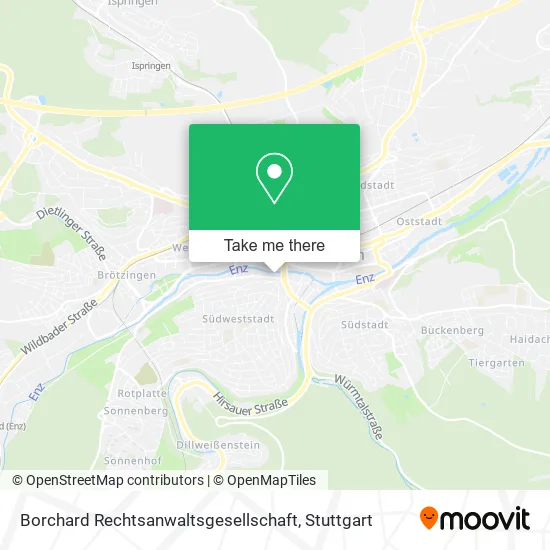 Карта Borchard Rechtsanwaltsgesellschaft