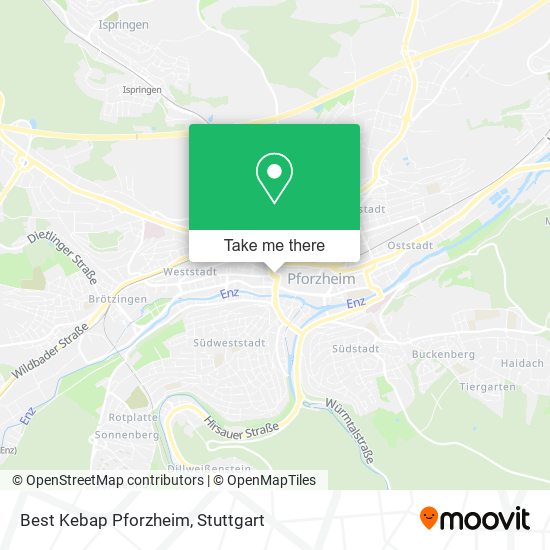 Best Kebap Pforzheim map