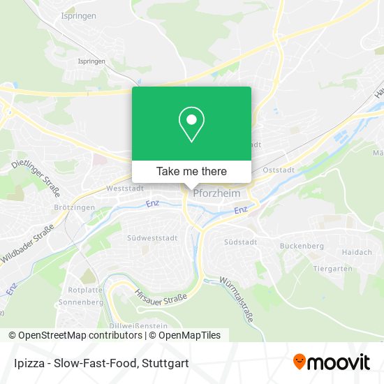 Ipizza - Slow-Fast-Food map