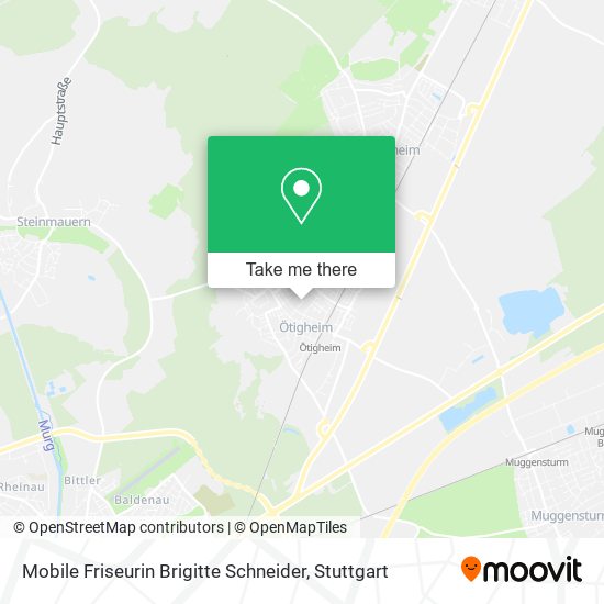 Mobile Friseurin Brigitte Schneider map
