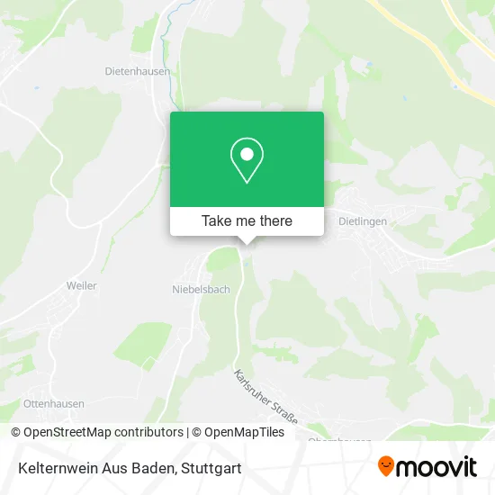 Карта Kelternwein Aus Baden