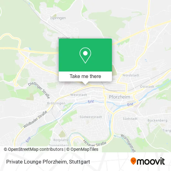 Карта Private Lounge Pforzheim