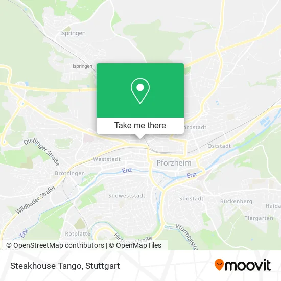 Карта Steakhouse Tango