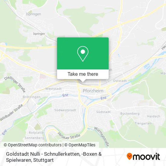 Карта Goldstadt Nulli - Schnullerketten, -Boxen & Spielwaren