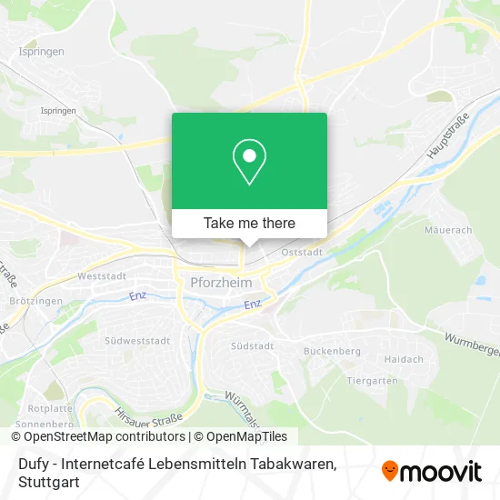Карта Dufy - Internetcafé Lebensmitteln Tabakwaren
