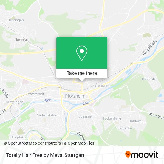 Totally Hair Free by Meva map