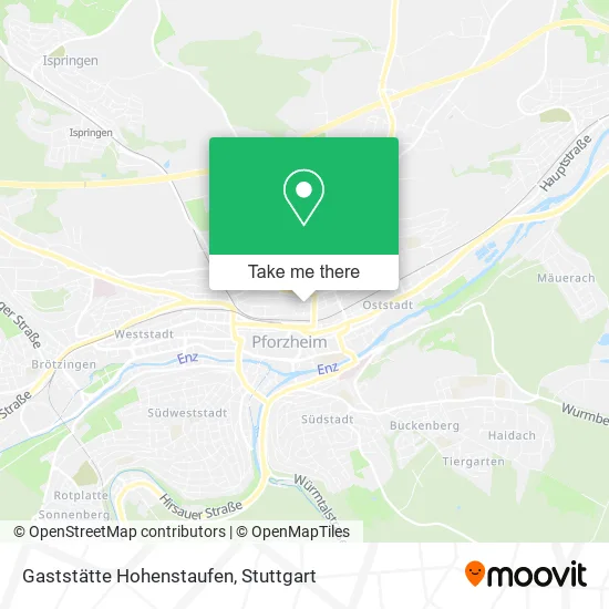 Карта Gaststätte Hohenstaufen