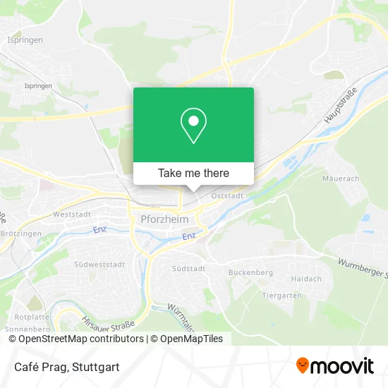 Карта Café Prag
