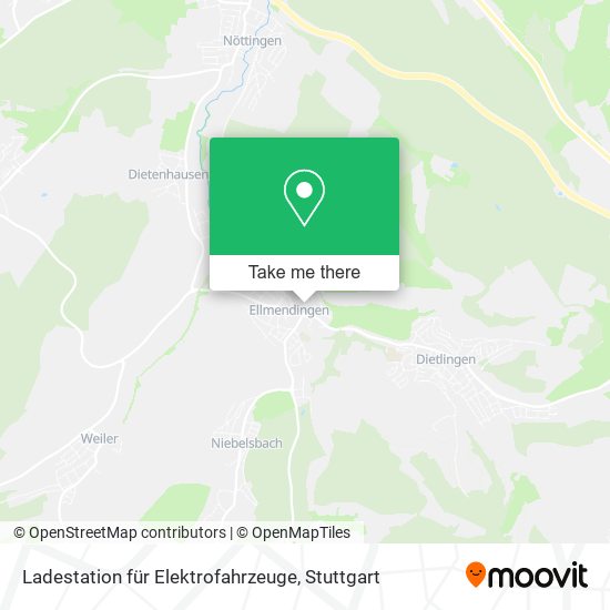 Ladestation für Elektrofahrzeuge map