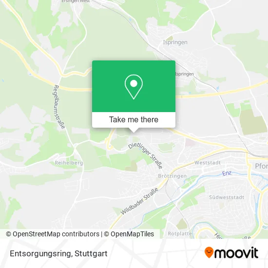 Карта Entsorgungsring