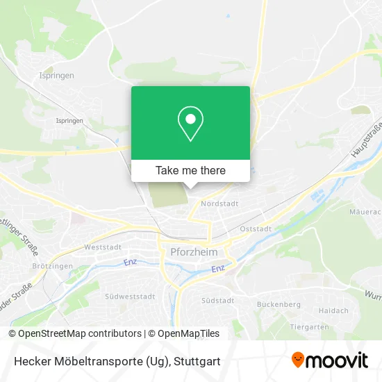 Карта Hecker Möbeltransporte (Ug)
