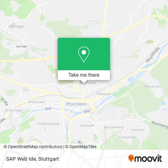 SAP Web Ide map