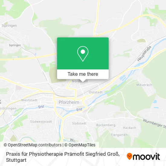 Карта Praxis für Physiotherapie Prämofit Siegfried Groß
