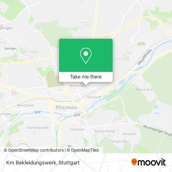 Карта Km Bekleidungswerk