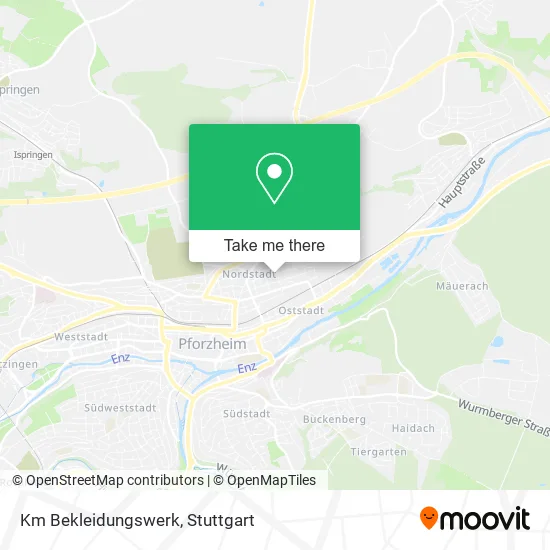 Km Bekleidungswerk map