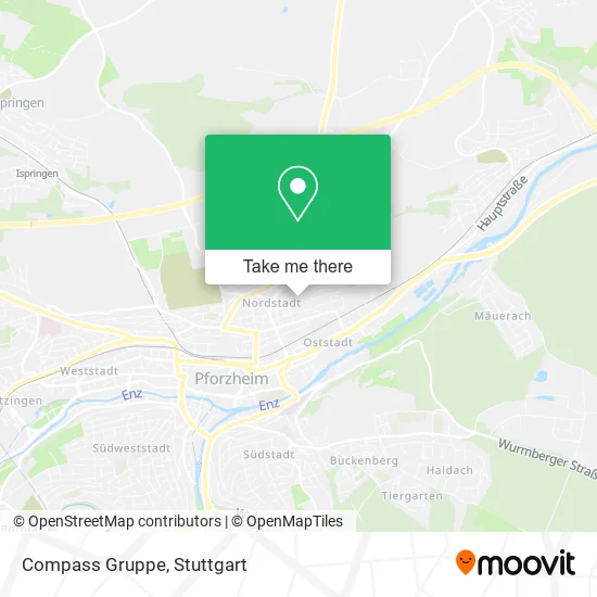 Compass Gruppe map