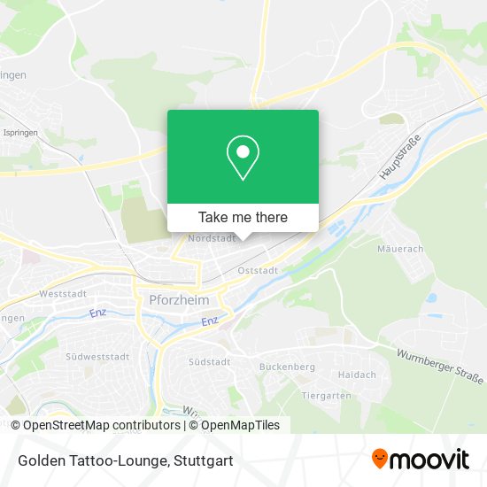 Golden Tattoo-Lounge map