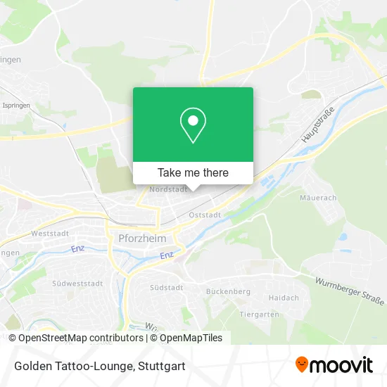 Карта Golden Tattoo-Lounge