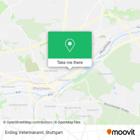 Erding Veterinäramt map