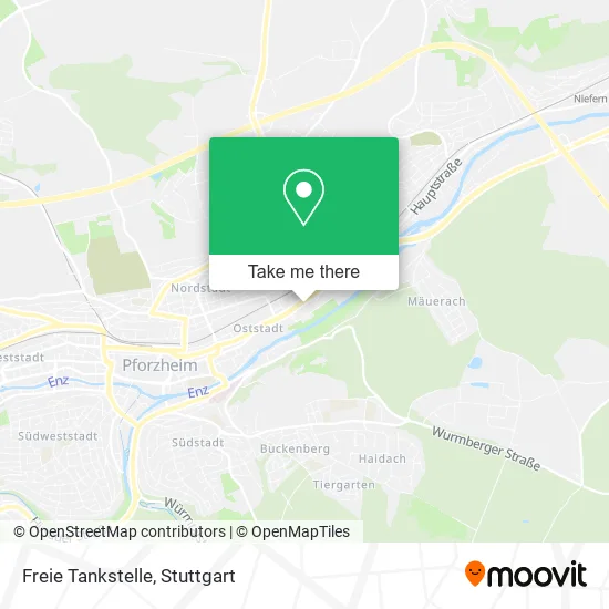 Карта Freie Tankstelle