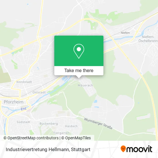 Карта Industrievertretung Hellmann