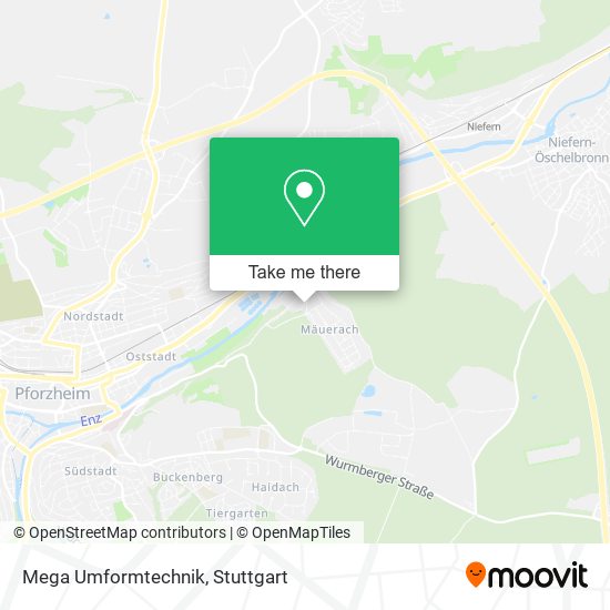 Карта Mega Umformtechnik