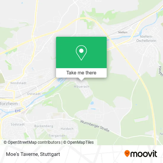 Карта Moe's Taverne