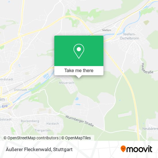 Карта Äußerer Fleckenwald